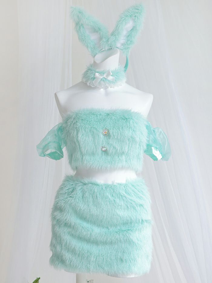  【4点セット】ときめきバニー [ミント] vcsbn-230485-4-hm