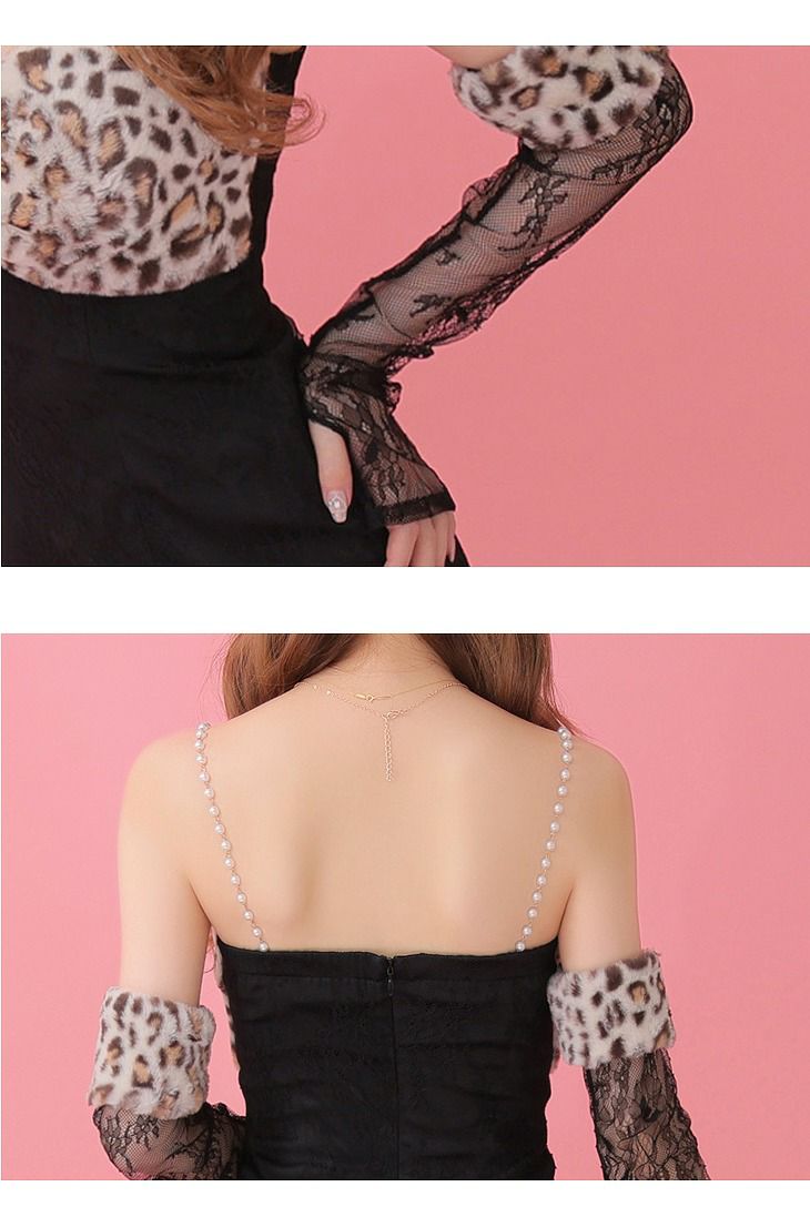 ROBE de FLEURS ローブドフルール GAL neko dress [カチューシャ/アームカバー付き] fm-anier4027-c