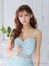 ROBE de FLEURS ローブドフルール フロントリボン×セットアップキャミドレス fm2777-c
