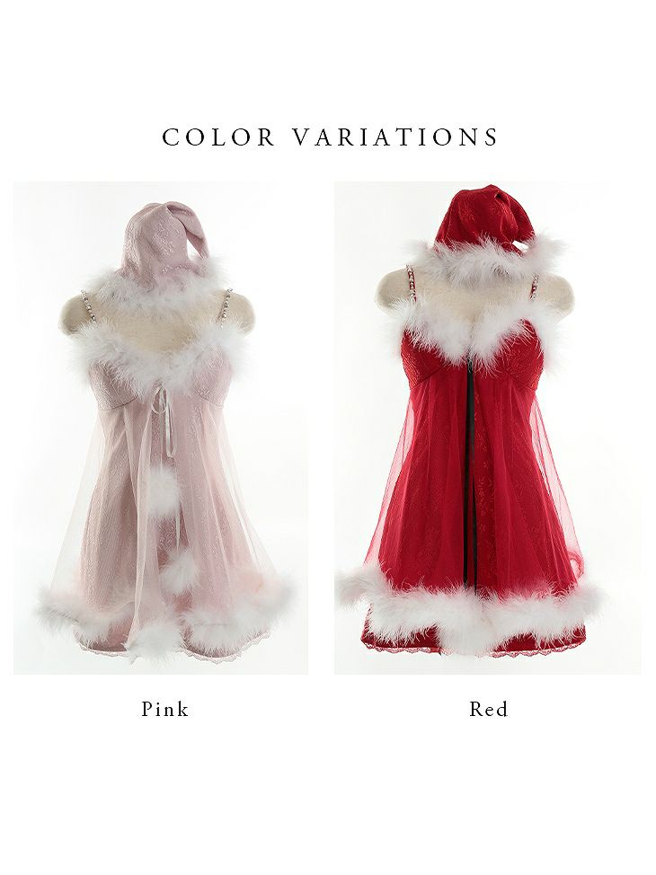 ROBE de FLEURS ローブドフルール Fairy tulle baby doll Santa [帽子付き] fm-anier4025-c