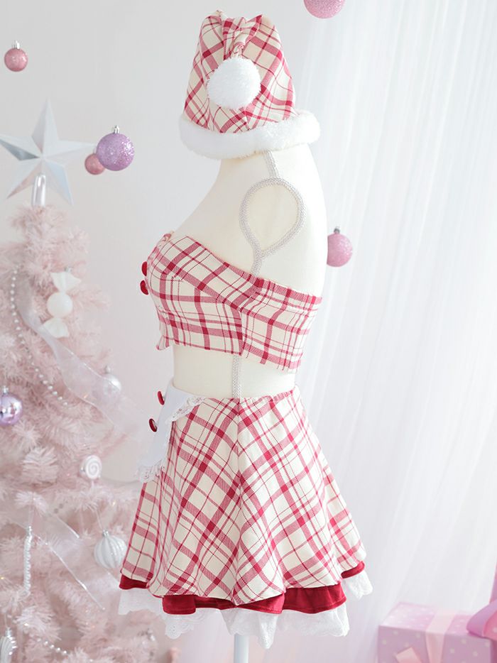 新品⭐️タイムセール ベアトップワンピース アイドル衣装 サンタコス クリスマス 楽天市場】サンタコス 新作の通販