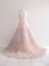 vanityME.couture. バニティミークチュール コルセット グラデーション ボリュームフリル プリンセス 姫 ロングドレス バースデードレス ピンク vctr-la-2402