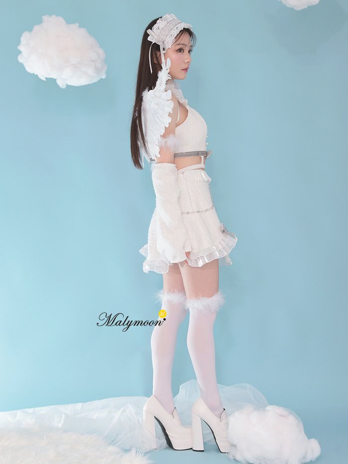 【9点セット】Malymoon/マリームーン シュガーホワイトエンジェル [ホワイト] フリーサイズ ml9901