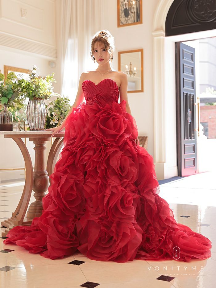 vanityME.couture. バニティミークチュール ローズモチーフフリル  