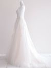 vanityME.couture. バニティミークチュール バースデードレス ワンショルダー フラワー ロングドレス ホワイト・ブラック vctr-la-2382-3