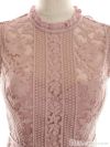 【ROBE de FLEURS SALE】DEA ディア バイ ローブドフルール ブラック レースノースリーブマーメイドキャバドレス de2665-1-s24