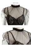 【ROBE de FLEURS SALE】Glossy ローブドフルールグロッシー オリーブ ロングスリーブ×ストレッチタイトミニキャバドレス gl2280-1-s24