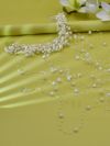 vanityME.couture. ラグジュアリー ランダムしだれパール ヘッドドレス アクセサリー シルバー vcsit-2448