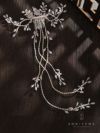  vanityME.couture. フラワービジュー ロングラインストーンチェーン ヘッドドレス [ ゴールド/シルバー ] vcsit-2440