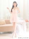 ROBE de FLEURS ローブドフルール センタービジューボタンセットアップフレアミニキャバドレス fm3528-c