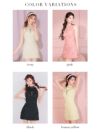 ROBE de FLEURS ローブドフルール バレエコアランダムスイートミニリボンキャバドレス fm3531-c