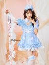 【5点セット】Malymoon マリームーン アイドルチェックナース[ ピンク/ブルー ] ml9968