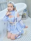 【10点セット】vanityME. × Malymoon ..天使界隈..キャンディホリックアイドルチャイナ [ ブルー/ラベンダー] mls50301-si
