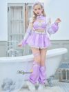 【10点セット】vanityME. × Malymoon ..天使界隈..キャンディホリックアイドルチャイナ [ ブルー/ラベンダー] mls50301-si
