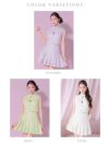 ROBE de FLEURS ローブドフルール ラメツイードビジューボタンノースリーブキャバドレス fm3260-c