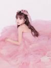 vanityME.couture. バニティミークチュール 4段チュールスカート リボンショール付き パステルカラー プリンセス 姫 ロングドレス ピンク vctr-t-2458