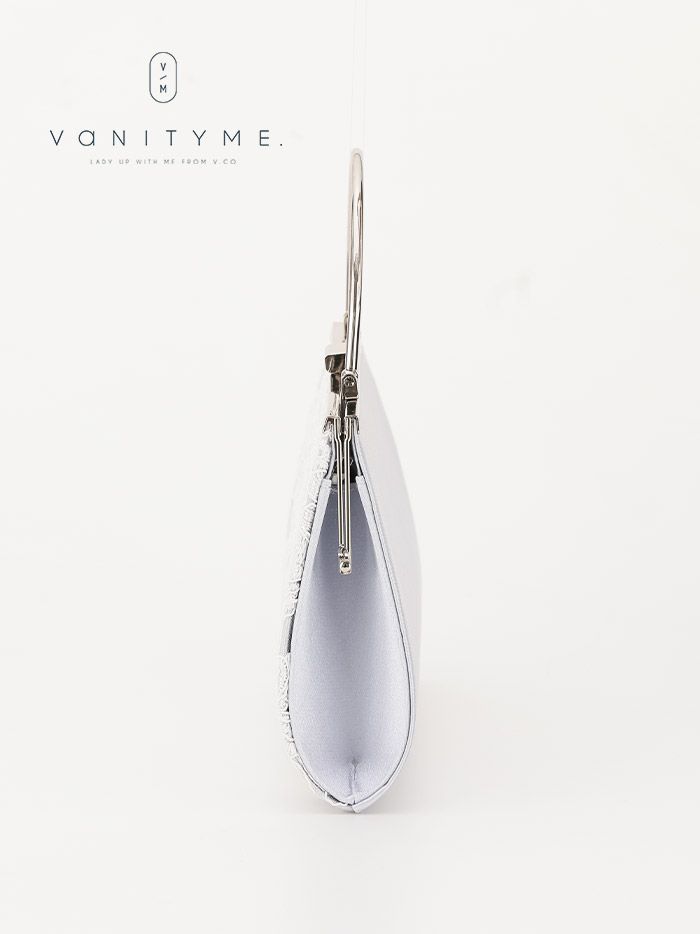 haremode ハレモード フォーマル 刺繍デザイン クラッチバッグ パーティーバッグ ベージュ・シルバー・ブラック vim-am-5069