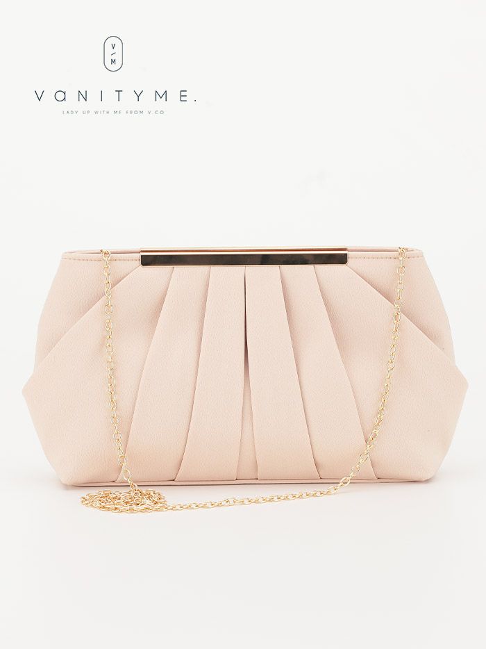 haremode ハレモード フォーマル タックデザイン クラッチバッグ パーティーバッグ ベージュ・シルバー・ブラック vim-am-5070