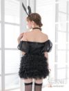 【3点セット】Tulle&Puff Bunny. ブラック vcsbn-240319-1