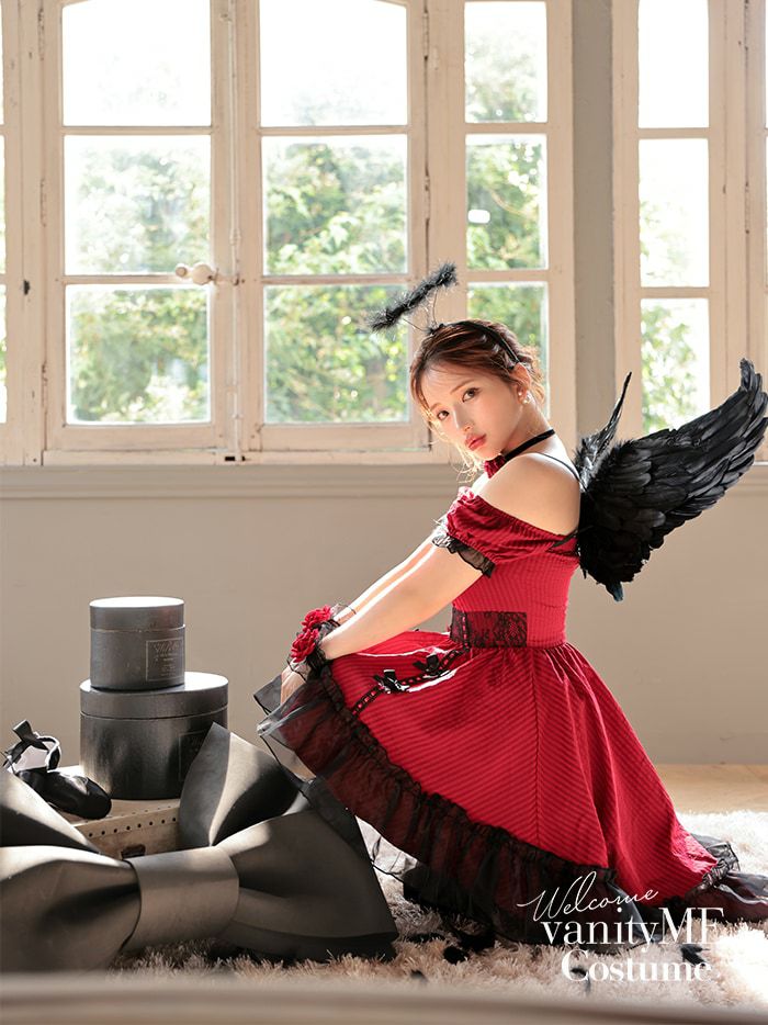 【3点セット】Gothic Devil. ゴシックデビル #LadyRed レッド vcsot-240320-3c-ri