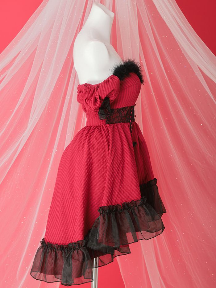 【3点セット】Gothic Devil. ゴシックデビル #LadyRed レッド vcsot-240320-3c-ri