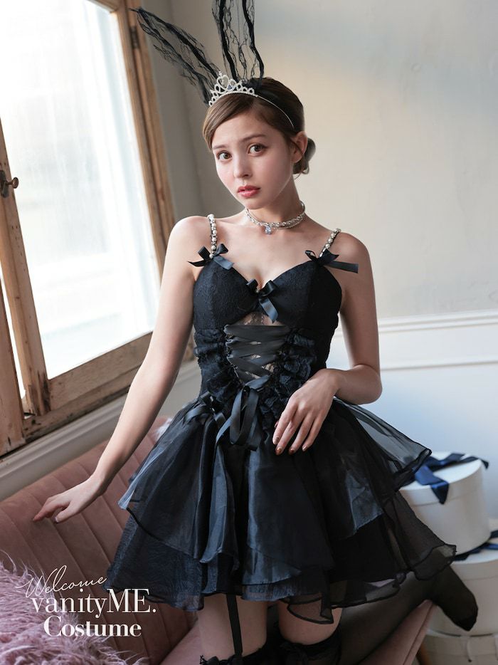 ハニーさま専用 ハロウィン】 レースバニーオールインワン 【コスプレ5点セット