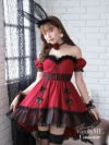 【2点セット】Gothic Bride Bunny. ゴシックブライドバニー #LadyRed レッド vcsbn-240320-1-na