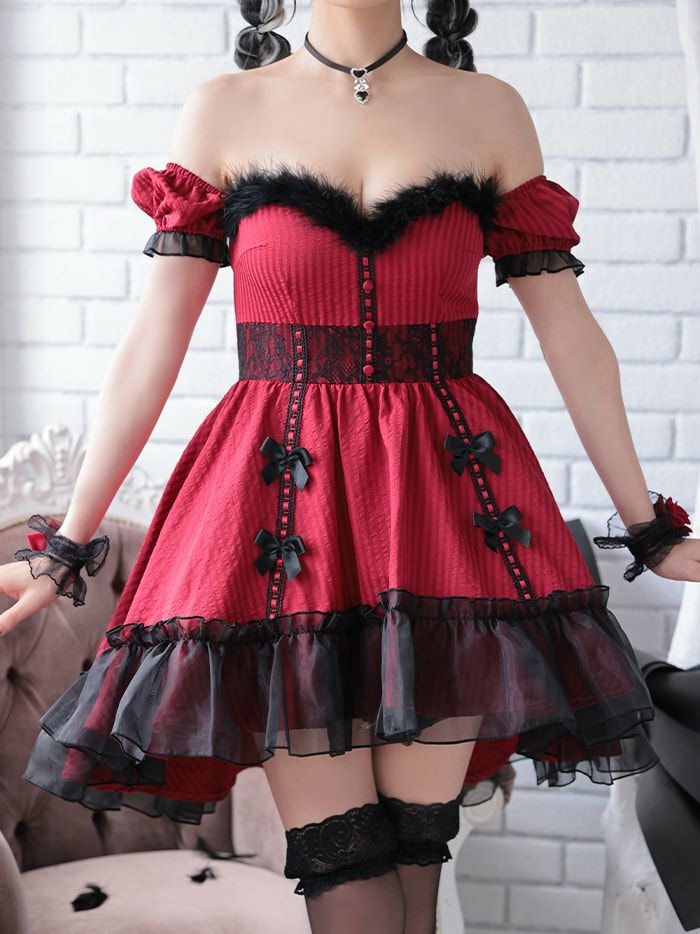 【2点セット】Gothic Cat. ゴシックキャット #LadyRed レッド vcsot-240320-3b