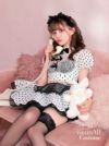 【3点セット】Polca Dots Maid. ホワイト vcsmd-24571-1