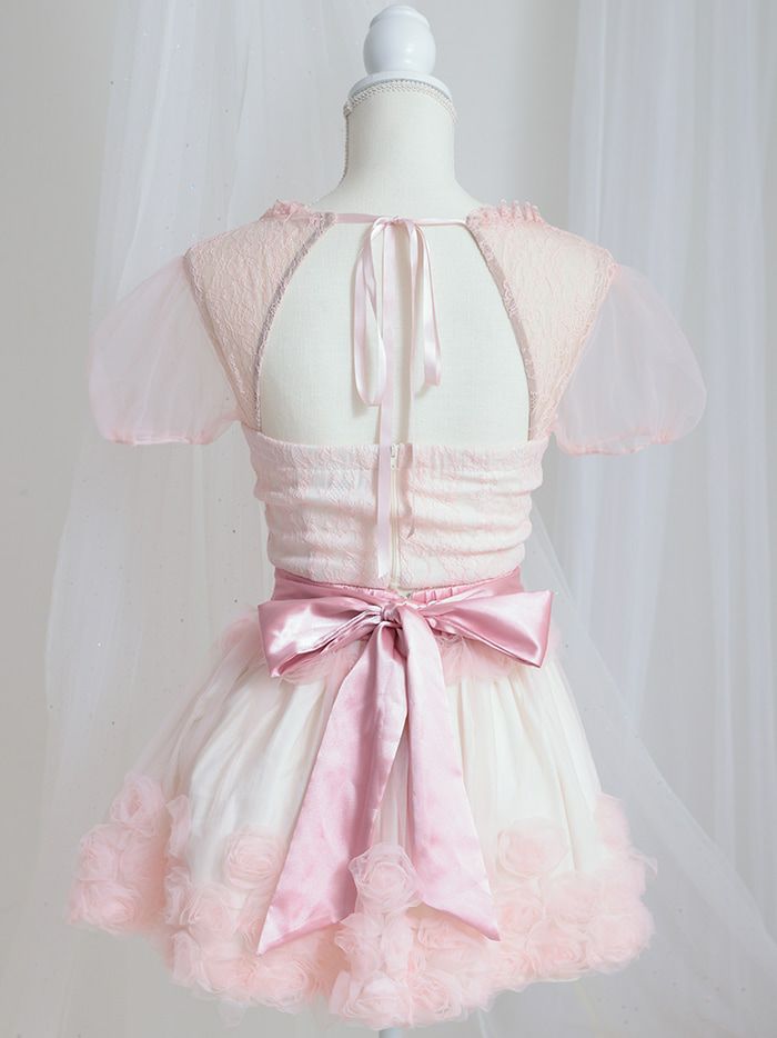 【3点セット】RoseTulle Bunny ピンク vcsbn-240317-2-na