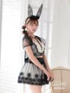 【3点セット】RoseTulle Bunny ブラック vcsbn-240317-1