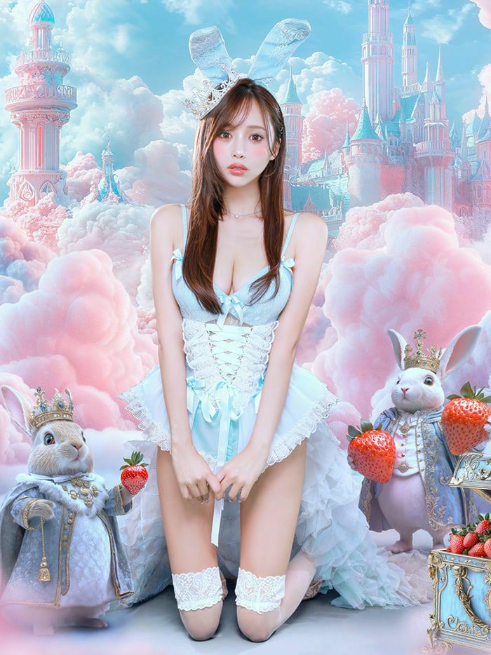 【3～4点セット】10th Bunny CinderellaBlue 10周年 バニー ブルー [りほちゃん着用] vcsbn-230628-2-ri