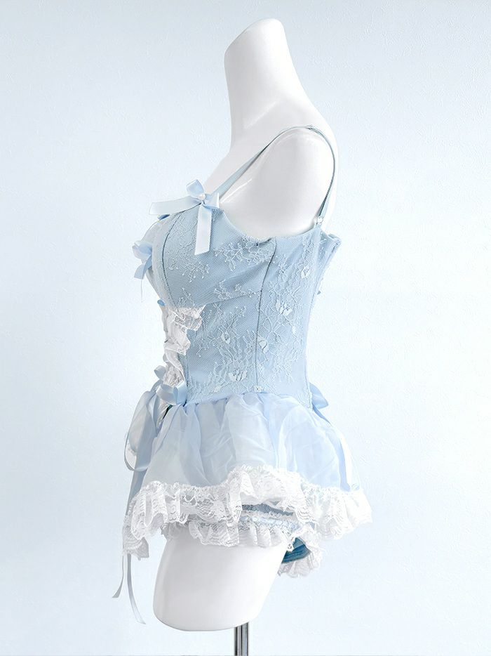 【3～4点セット】10th Bunny CinderellaBlue 10周年 バニー ブルー [りほちゃん着用] vcsbn-230628-2-ri