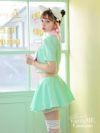 【4点セット】 Ｔ Sailor Heroine Ribbon Cat. ミント×ピンク vcsct-23971-2