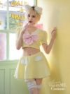 【4点セット】 Ｔ Sailor Heroine Ribbon Cat. イエロー×ピンク vcsct-23971-4