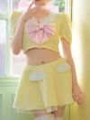 【4点セット】 Ｔ Sailor Heroine Ribbon Cat. イエロー×ピンク vcsct-23971-4