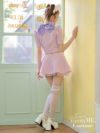 【4点セット】 Ｔ Sailor Heroine Ribbon Cat. ピンク×パープル vcsct-23971-3