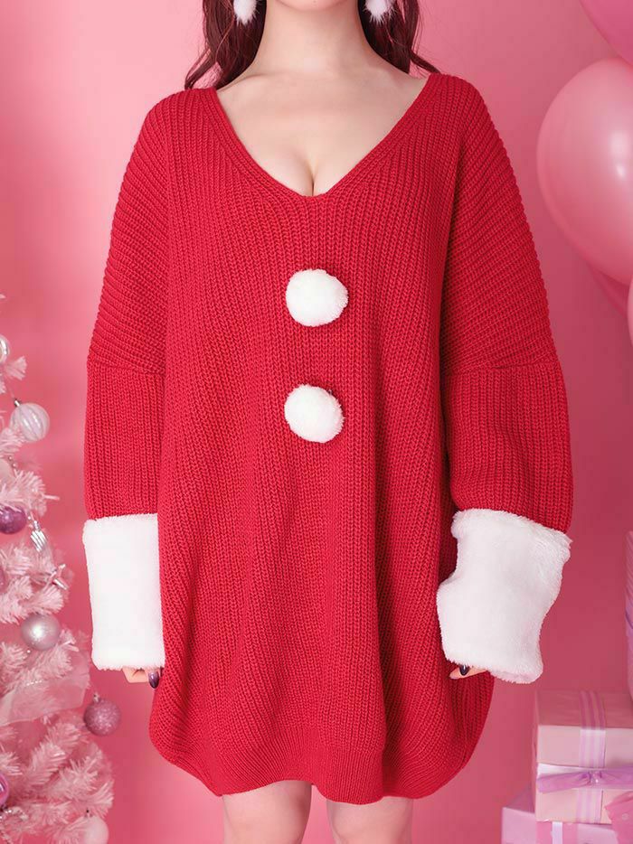 Darling tops santa ダーリントップスサンタ ワンピース レッド vcsst-b0004-1-ri