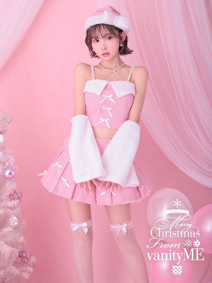 【4点セット】Winkle ウィンクル サンタ ピンク vcsst-23982-2