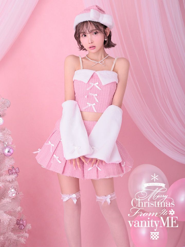 【4点セット】Winkle ウィンクル サンタ ピンク vcsst-23982-2