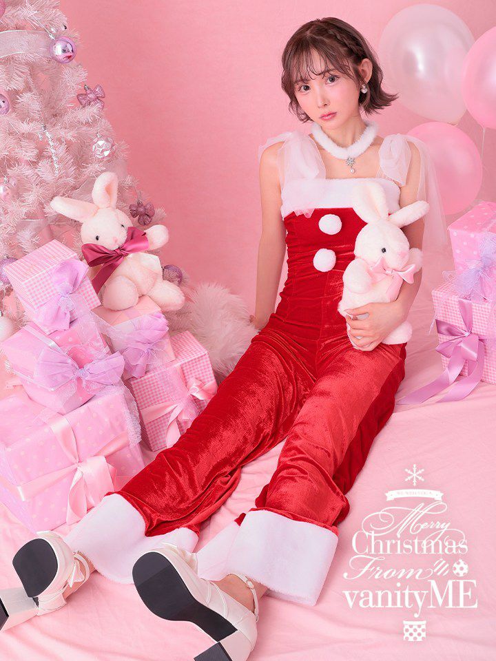 ladies night. レディース ナイト オールインワン パンツ サンタ vcsst-23973