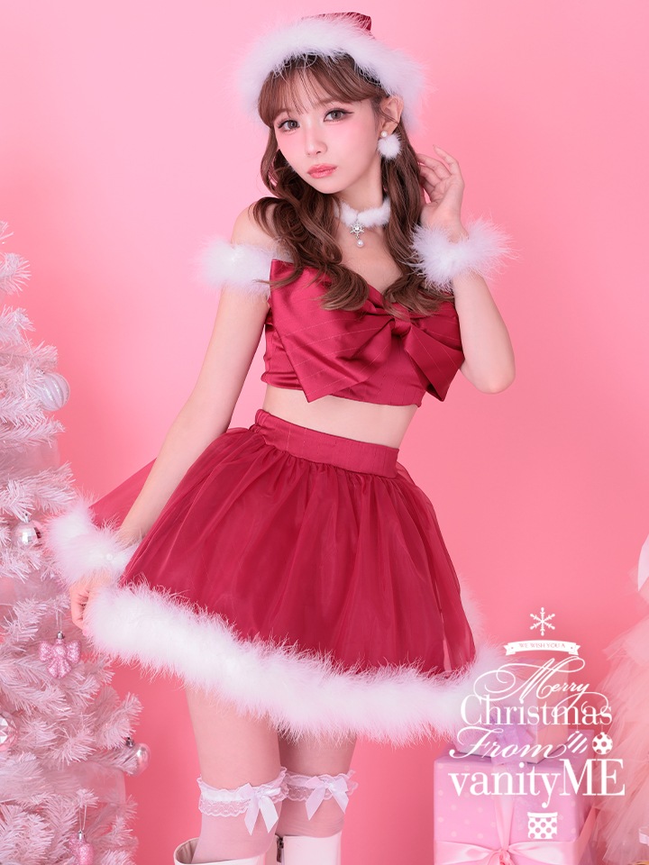 【3点セット】RIBBON core NO.1 リボンコア サンタ レッド vcsst-240573-4