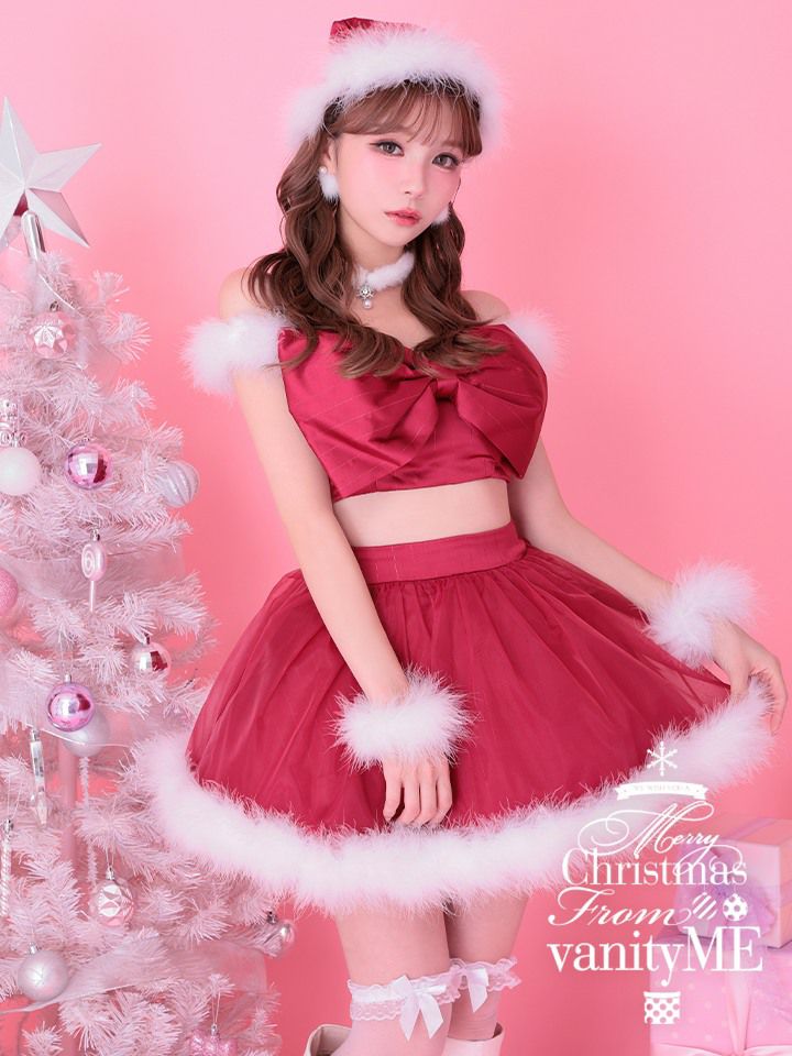 【3点セット】RIBBON core NO.1 リボンコア サンタ レッド vcsst-240573-4