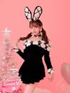 【2点セット】NILS BLACK BUNNY SANTA ニルス ブラック バニー サンタ vcsst-23981