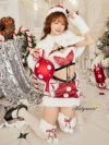 【8点セット】Malymoon マリームーン X'masチェックホイップケープサンタ [ ホワイト×レッド/ホワイト×ブラック ] ml10031