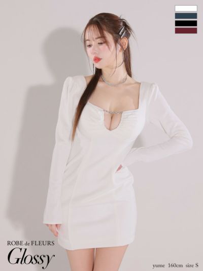 ROBE de FLEURS Glossy ホワイト ROBE de FLEURS Glossy/ホワイト