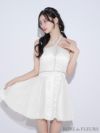ROBE de FLEURS ローブドフルール バレエコアラメチュールビジューフレアミニキャバドレス fm3754-c