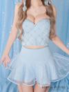 ROBE de FLEURS ローブドフルール Bijou tweed setup dress ビジューツイードセットアップドレス fm3758-c