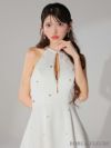 ROBE de FLEURS ローブドフルール ハートスタッズバストジップアメスリフレアミニキャバドレス fm3770-c