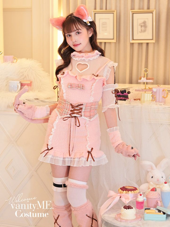 【8点セット】Malymoon マリームーン ラブミーデートニットキャット [ ピンク ] ml10116